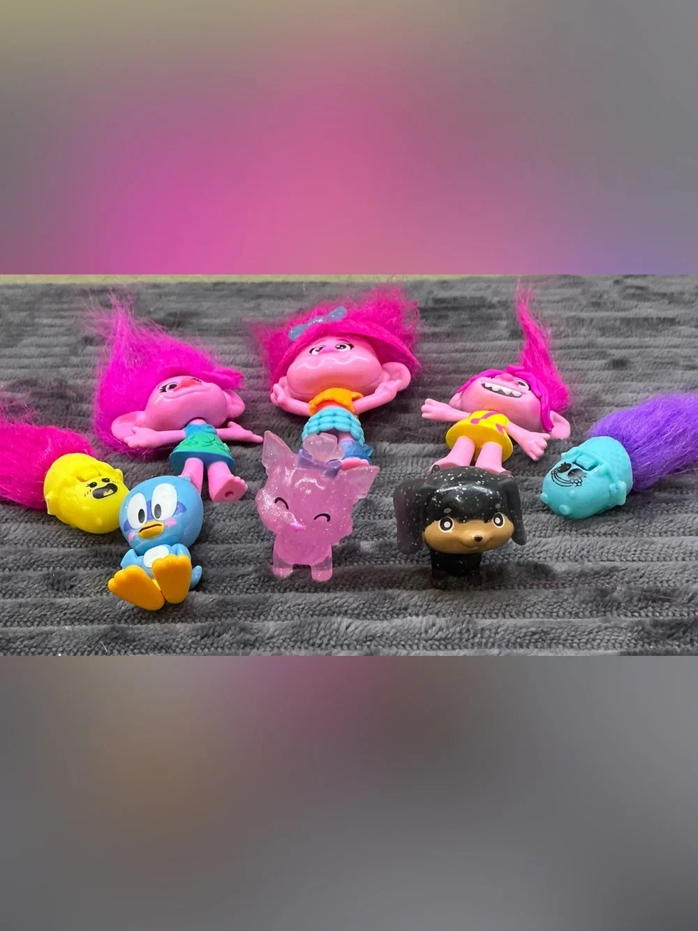 Mattel Dreamworks Trolls Band Together Hair Pops Sm Doll Lot Viva Branch Poppy